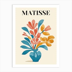 Matisse Flowers Colorful Art Print