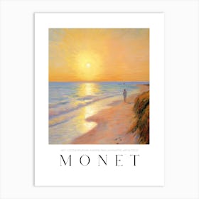 Monet At Sunset Art Print