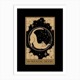 The Waning Moon 1 Art Print