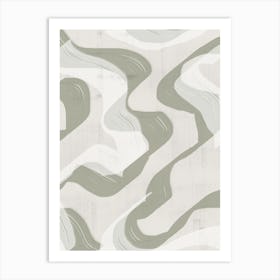 Abstract Wave Pattern Art Print