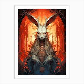 Rabbit In The Dungeon Art Print