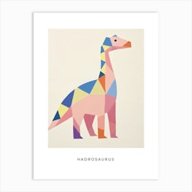 Nursery Dinosaur Art Hadrosaurus 1 Poster Art Print