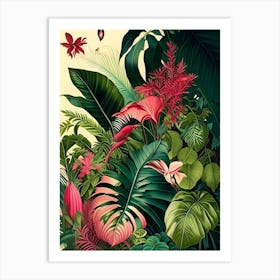 Tropical Paradise 8 Botanicals Art Print