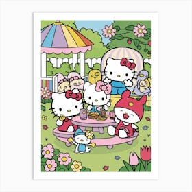 Hello Kitty 3 Art Print