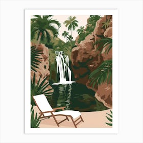 Tropical Landscape 3 Art Print