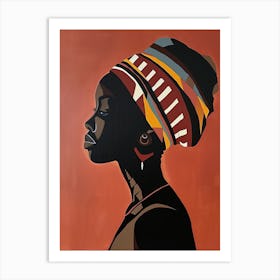 The African Woman; A Boho Symphony Art Print