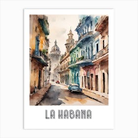 La Habana Cityscape 4 Art Print