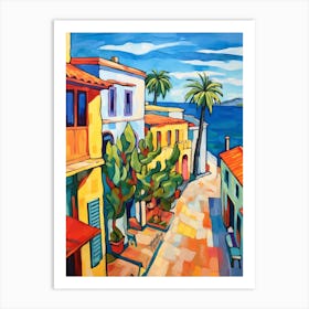 Limassol Cyprus 1 Fauvist Painting Art Print