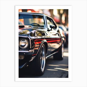 Close Of American Muscle Car 017 Art Print