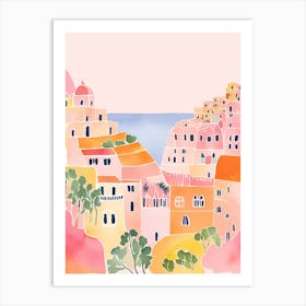 amalfi coast 1 Art Print