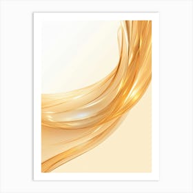 Gold Abstract Background Art Print