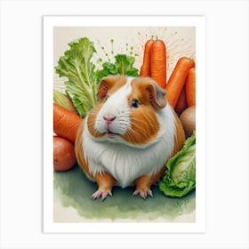 Guinea Pig Art Print