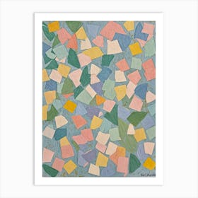 Pastel Confetti Art Print