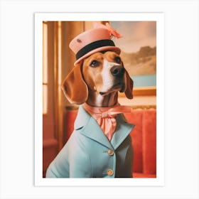 A Beagle Dog Art Print