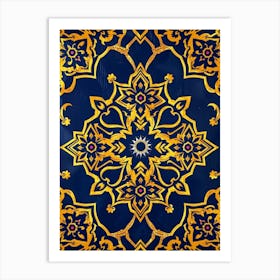 Flux Schnell Bold Acrylic Painting Intricate Islamic Geometric 2 1 Póster