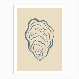 Oyster Shell Art Print