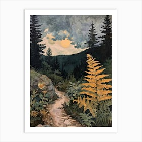 Walking Fern Painting 3 Art Print