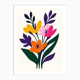 Bouquet Of Flowers 1 Art Print