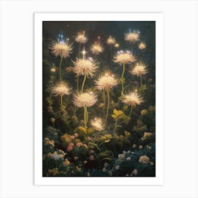 Fairy Flowers Art Print