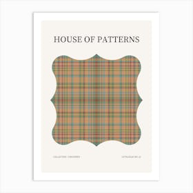 Checkered Pattern Poster 22 Art Print