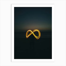 Infinity Symbol Art Print