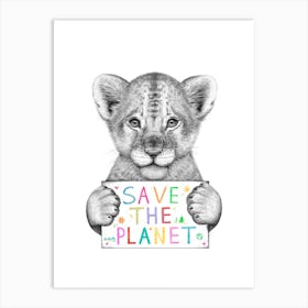 Save The Planet Art Print