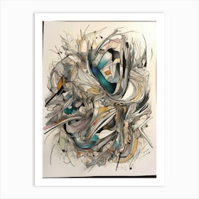 Abstract Painting 888 Art Print