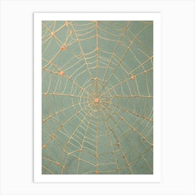 Golden Spider Web 1 Affiche