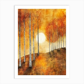 Beautiful Autumn Painting 16 Art Print