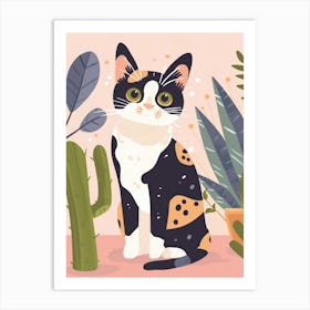 Cactus Cat 1 Art Print