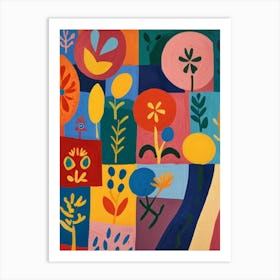 Garden Of Flowers Art Print