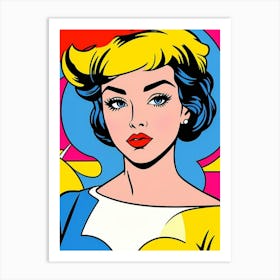 Retro Look Pop Art Art Print