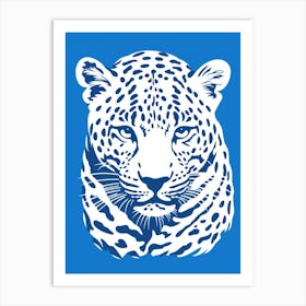 Leopard Head 1 Art Print