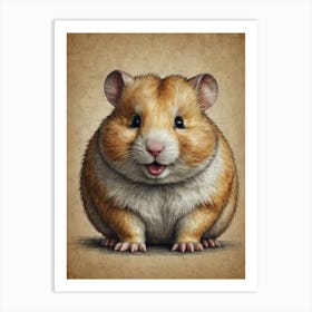 Hamster 7 Art Print