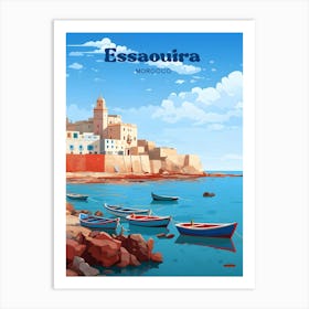 Essaouira Morocco 1 Travel Poster 3 4 Resize Art Print