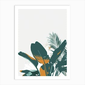 Tropical Leaves 170 Art Print