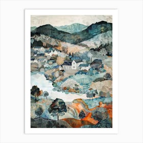 Scotland Village Art Print