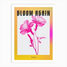 Hot Pink Petunia Poster Art Print