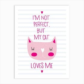 Cat lover Art Print