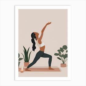 Yoga Pose 10 Art Print