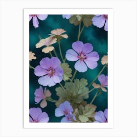 Geraniums 2 Art Print