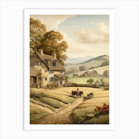 Country Cottage 20 Art Print