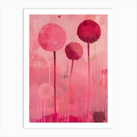 Pink Tulips 8 Art Print