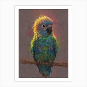 Colorful Parrot 27 Art Print