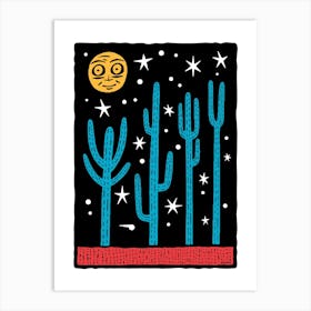 Desert Night 2 Art Print