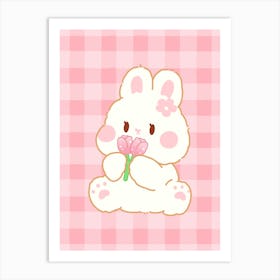 Kawaii Bunny 2 Art Print
