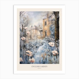 Winter City Park Poster English Garden Munich Germany 3 Art Print