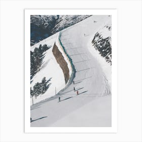Ski Hill Art Print