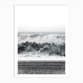 Iceland Waves Art Print