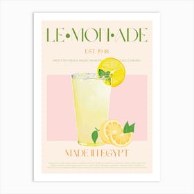 Lemonade Mid Century Art Print